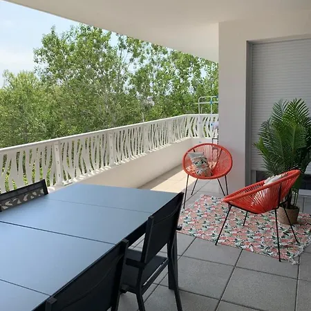 Ferienwohnung Les Terrasses Du Port Canet-en-Roussillon Exterior foto